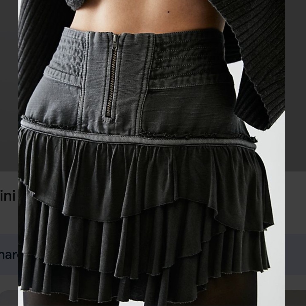 Free People Frostbite Mini Skirt